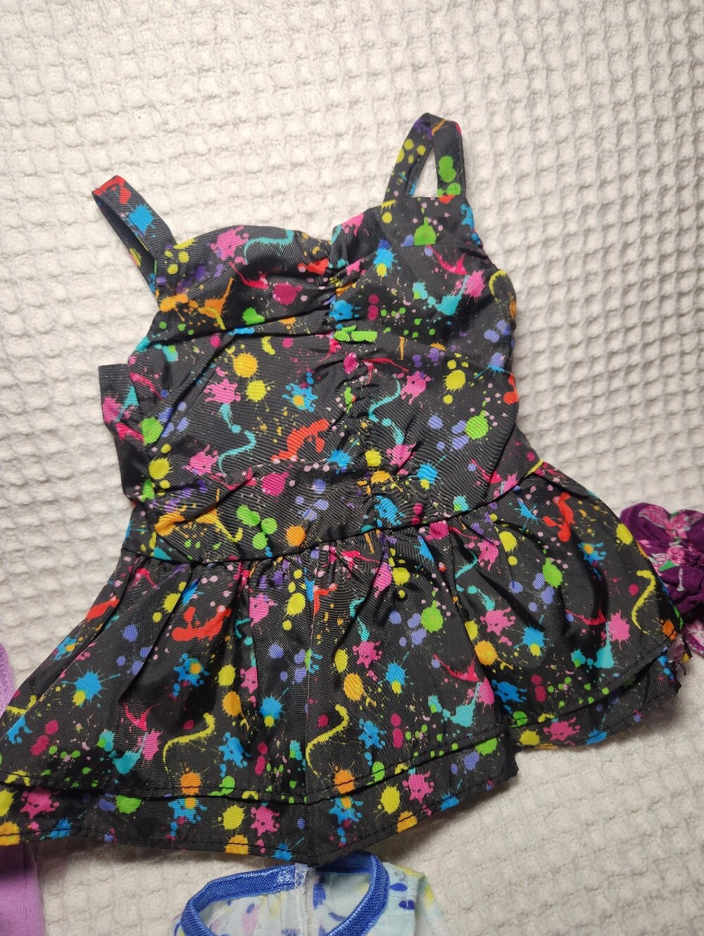 American Girl Floral High-Low Maxi Dress & Mix-and-Match Outfit Bundle 6 Piece - Picture 8 of 13